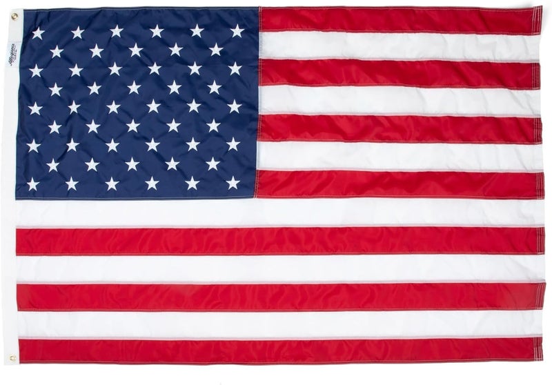 Allegiance Flag Supply American Flag | American-Sourced Nylon Fabric, Embroidered Stars, Hand-Stitched | Proudly Made in USA (3' x 5') - Image 2